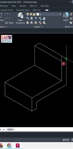 AutoCAD Tutorial | BASIC ISOMETRIC DRAWING 18