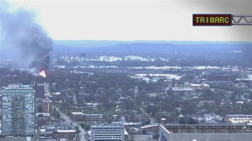 Breaking: Large fire in Louisville