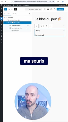 🪗 Nouveau Bloc ACCORDÉON WordPress 6.9 : FAQ et contenus dépliables en 1 minute ! 🚀 WordPress 6.9 introduit un bloc Accordéon natif ! Plus besoin de plugin pour créer des contenus dépliables professionnels. Ce nouveau bloc va révolutionner vos FAQ et sections à onglets ! ✨ CE QUE VOUS ALLEZ MAÎTRISER : • Création d'accordéons multiples • Contenus dépliables élégants • Fermeture automatique des éléments • Ouverture par défaut configurable • Ajout de textes, images, vidéos... • Personnalisation 