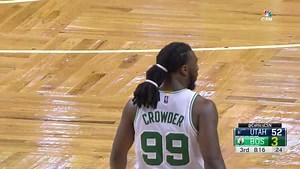 Jae Crowder was feeling it from behind the arc for the Boston Celtics (5-6 3FG) ☔️ | NBA TV