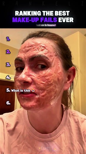 Ranking The Worst Makeup Fails Ever 😱 #makeup #fails #shorts