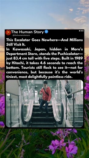 “Japan Built the World’s Smallest Escalator—and It’s Hilariously Useless”