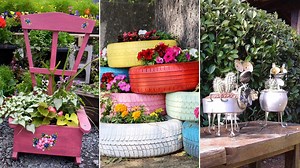 8 maceteros reciclados para el jardín