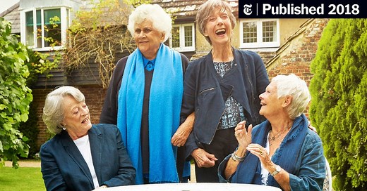 Review: In ‘Tea With the Dames,’ Four Legends Dish on Acting and Love