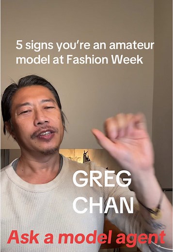 5 signs you’re an amateur model at Fashion Week castings. #model #modeltok #askamodelagent #fashionmodel #modeltips #models #fashionweek #castings #modelcasting