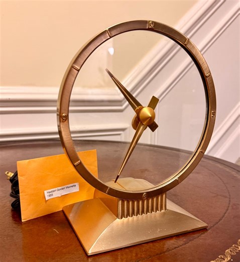 Vintage Haddon “golden Visonette” Mystery Clock (1955) by Jefferson — Electric - Etsy