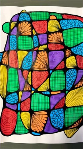 6 Zentangle Patterns for beginners #zentangle #zendoodle #zendoodleforbeginners