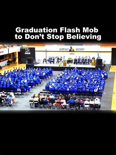 Graduation Flash Mob to Don’t Stop Believing #FlashMob #GraduationVibes #PHSGraduation #SchoolDance #DanceSurprise #PartyAtGraduation #HighSchoolMemories #ViralDance