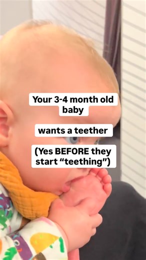 April | Paediatric Physiotherapist on Instagram: "Why & what to look for (a really important point at the end that gets forgotten!) 👇 Teethers help build key pre weaning oral skills - they don’t just wake up on their 6 month birthday with a mouth ready to try eating! ✅Desensitise the mouth and shift the gag reflex further back ✅Integration of reflexes like tongue thrust and rooting ✅Tongue lateralisation needed to manage food and swallowing ✅Builds the chewing action muscles Choose quality over