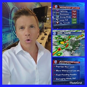 28K views · 684 reactions | YOUR WEDNESDAY PREVIEW... Accuweather Alert for strong to severe storms. Be on the lookout later in afternoon and evening. #weather 6abc Action News Weather 6abc Action News | Adam Joseph | Facebook