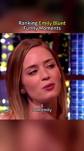 Ranking Emily Blunt funny moments#emilyblunt #funny #iconicmoments #celebrity #fyp