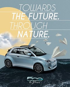 3.7K views · 263 reactions | The all New Fiat 500 is much more than an electric car: it is first and foremost a 500. A car that leaves no trace on the environment to change the world, not its nature. Find out more about the all new 500. https://www.fiat.com/500-electric-la-prima | Fiat | Facebook
