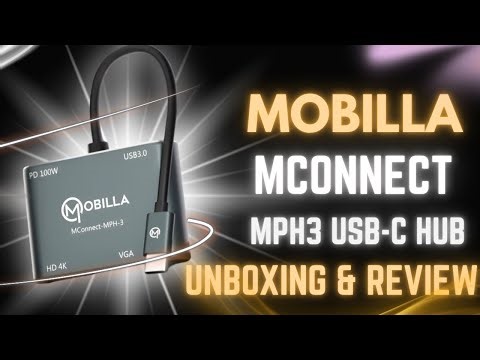MCONNECT MPH3 PORT HUB REVIEW | 4-in-1 TYPE-C HUB REVIEW