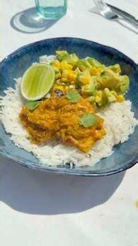 This mango chicken is so yummy