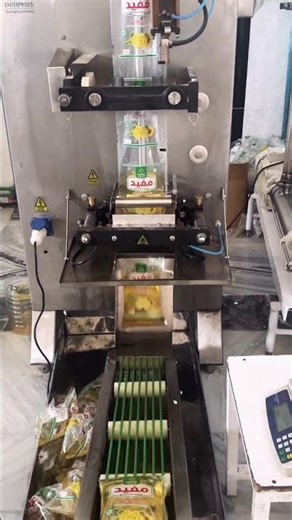 Flax Seed Cooking Oil Poly Packing in Action .#flaxseedoil #viral