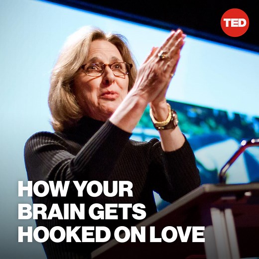 "Romantic love is an addiction: A perfectly wonderful addiction when it's going well, and a perfectly horrible addiction when it's going poorly." Watch Helen Fisher's full TED Talk here:http://t.ted.com/REsd2lA | TED