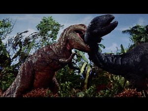 T. rex Vs brontosaurus Dinosaurus 1960 resound