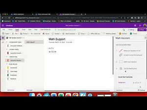 Math Assistant In OneNote