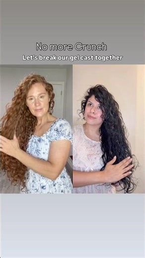 Scrunch out the Crunch with us ✨ #curlyhair #wavyhair #trending