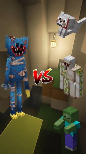 minecraft poppy Vs minecraft mobs !! 😱 #minecraft #vairalshorts #vairal #poppy