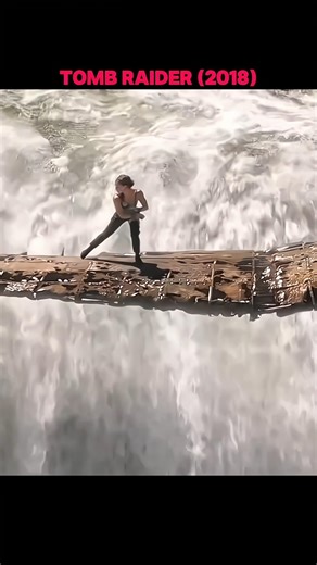 🎬SURVIVAL OF THE FITTEST! 🌊🧗‍♀️ Lara Croft’s Deadliest Mission #movie #edit #shorts