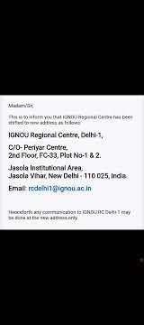 ignou RC 1 regional centre change#geography #ignou #ignouassignment #ignouexam #mscgg