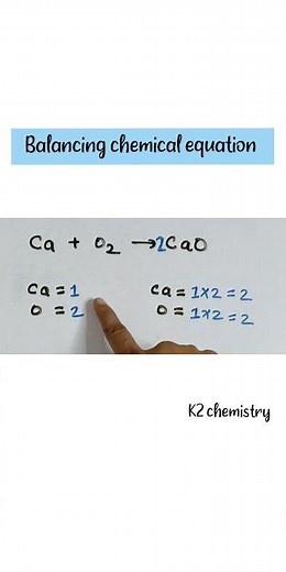 how to balance ca+o2=cao l #balancechemicalequation