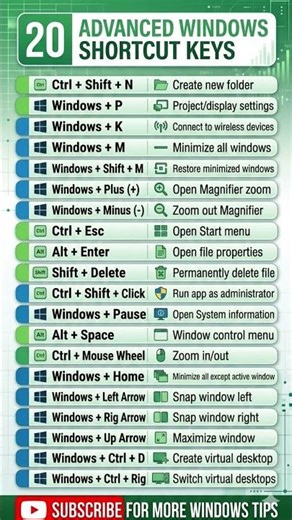 Excel Windows Shortcut Keys Full Guide #excel #shortcutkeys #windowshortcutkeys