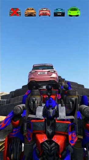 7 Growing Optimus Primes… Can Any Car Clear Them All? 🤯