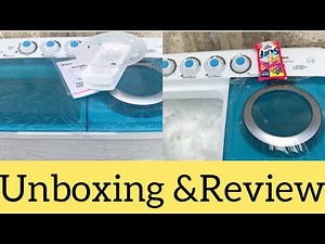Unboxing and Review of Midea 8kg Twin Tub Washing Machine