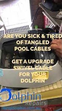 Untangling Pool Cleaner Cables all day, change to a Dolphin Swivel Cable 4 Maytronics Dolphin Robot
