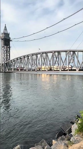 Cape Cod Canal Railroad Bridge - Bourne, MA #capecod #bourne #massachusetts #train #travel #canal