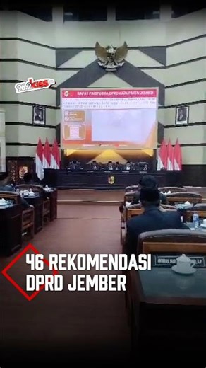 The Jember Regional People's Representative Council (DPRD) submitted 46 recommendations for impro...