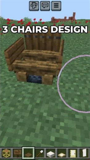 “3 Genius Chair Designs in Minecraft 🪑🔥 | Must-Try Builds!”