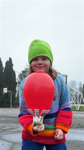 Fun hot air balloon trick for kids! | 5-Minute Crafts
