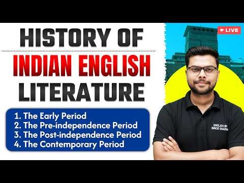 History of Indian English Literature | Indian Writing in English | Lecture 1 | by Binod Sharma