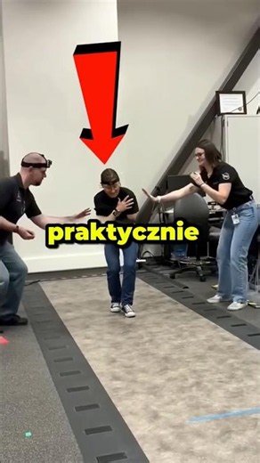 Zapomniała jak się chodzi.