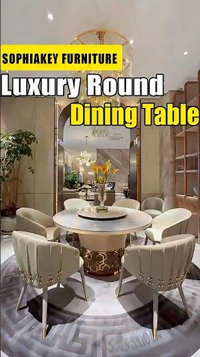 Luxury Round Dining Table