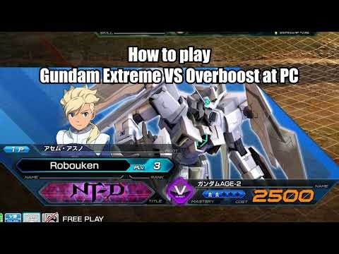 Tutorial Installation - Gundam Extreme VS2 Overboost - PC