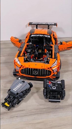 CaDA 1:8 Mercedes AMG GT3 V8 Engine Module | Cada C64008W Showcase | 1:8 Sport Car