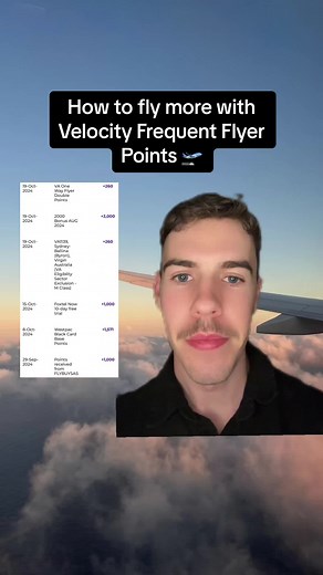 Maximizing Velocity Frequent Flyer Points: Tips and Tricks