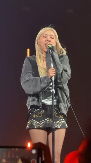 ROSÉ’s Voice Hit Different 🥹💖 | BLACKPINK Hong Kong Concert #rosé #concert #blackpink #shorts