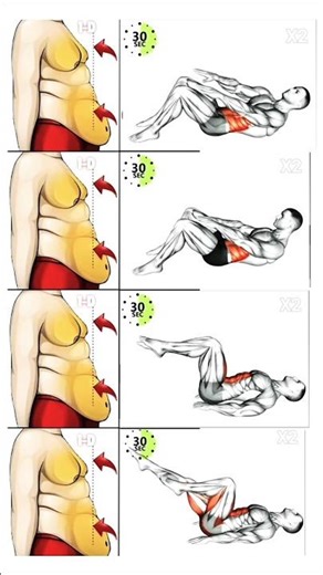 Lazy Abs Workout That Burns Belly Fat 🔥 (No Equipment)