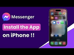 How to Install Messenger on iPhone !