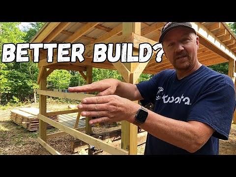 I Thought I Knew How to Build a Pole Barn! - Bookshelf Framing a Post Frame Shed