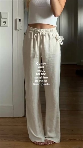 #summer #summertime #beach #beachday #linen #linenpants #fyp #foryou