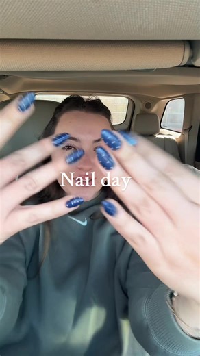 Nail Day: Stunning Blue Chrome and Polka Dot Designs