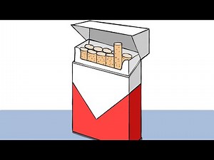 How to Draw Cigarette Pack | Drawing And Coloring Tutorial #easydrawing #howto #drawforbeginners