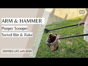 SEE how to set up and use the Arm & Hammer Pooper Scooper Swivel Bin & Rake