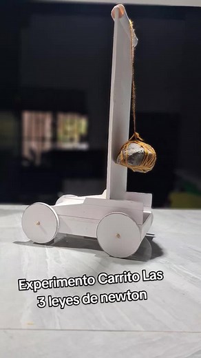 Experimento Carrito Las 3 leyes de newton